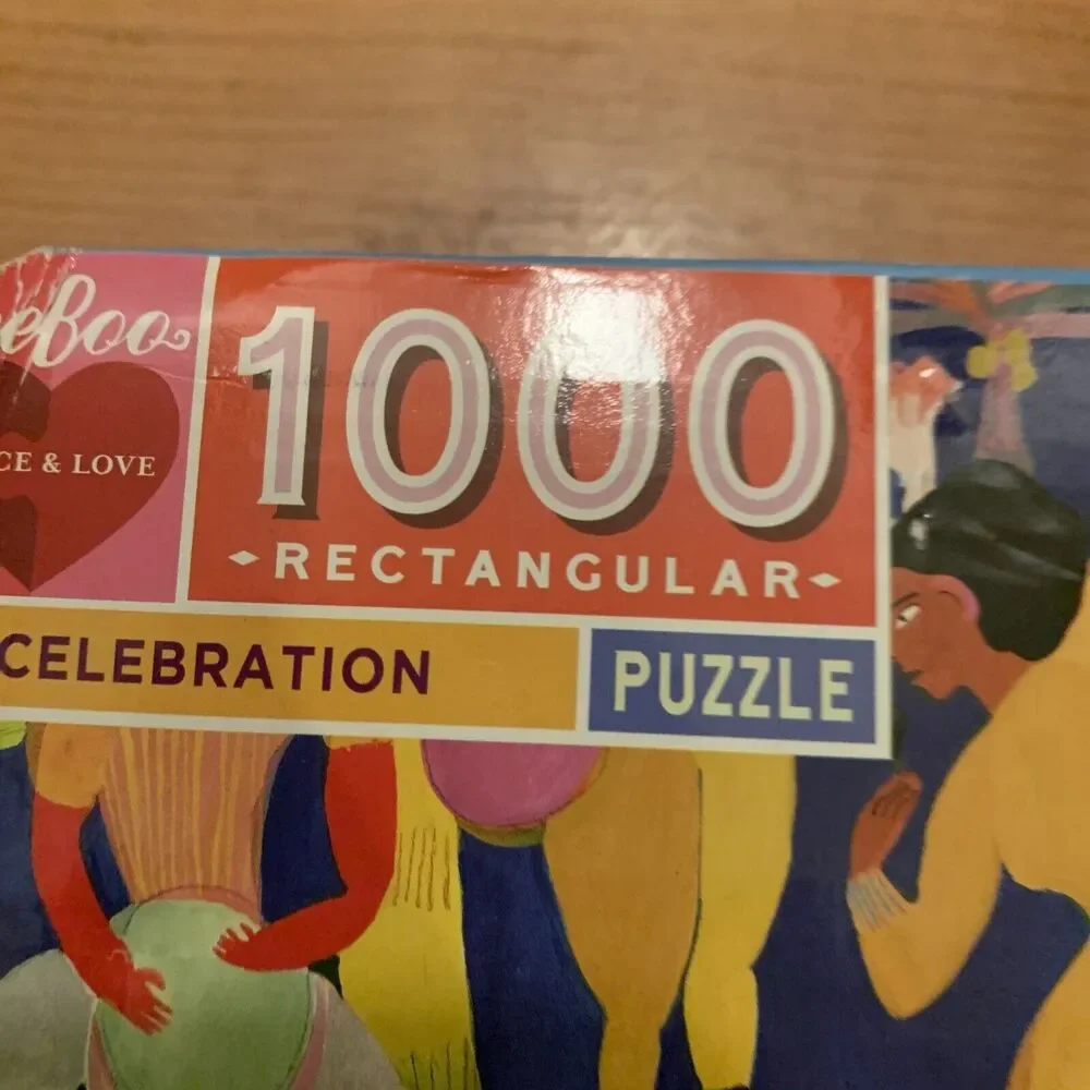 EeBoo Peace & Love Celebration Jigsaw Puzzle 1000 Pieces